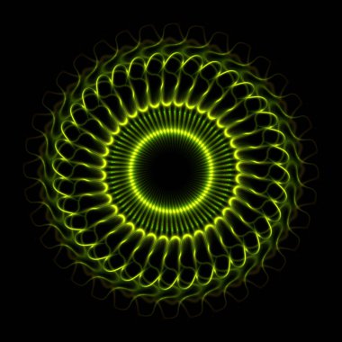 İnsan gözü ayrıntı. Garip gözü yeşil renkli iris ile tehlikeli hayvan. Ayrıntı görünümü izole predator göz ampul içine