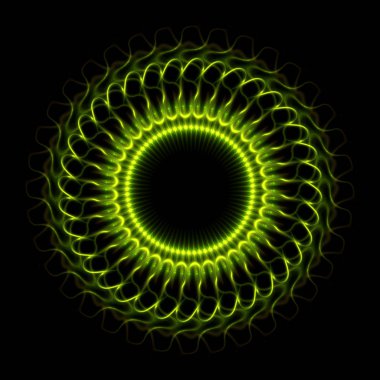 İnsan gözü ayrıntı. Garip gözü yeşil renkli iris ile tehlikeli hayvan. Ayrıntı görünümü izole predator göz ampul içine