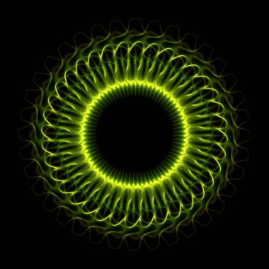 İnsan gözü ayrıntı. Garip gözü yeşil renkli iris ile tehlikeli hayvan. Ayrıntı görünümü izole predator göz ampul içine