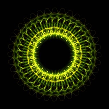 İnsan gözü ayrıntı. Garip gözü yeşil renkli iris ile tehlikeli hayvan. Ayrıntı görünümü izole predator göz ampul içine