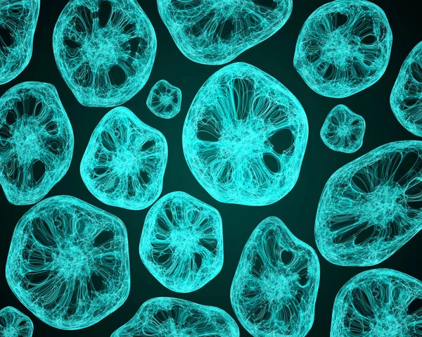 Життя під мікроскопом клітин Ліцензійні Стокові Фото