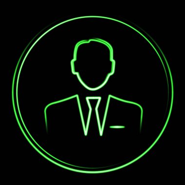 Parlayan web simgeler hatları - bize ulaşın