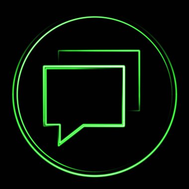 Parlayan web simgeler hatları - bize ulaşın