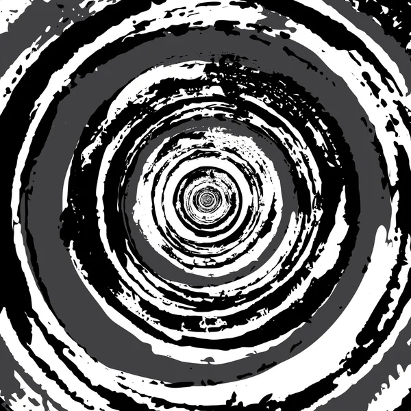 Preto e branco grunge espiral fundo —  Vetores de Stock