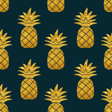 Altın ananas desen 2