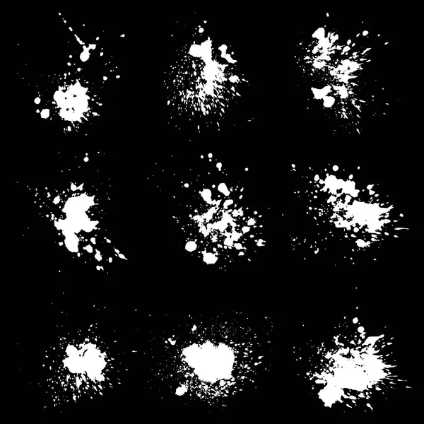 Aantal witte vlekken — Stockvector