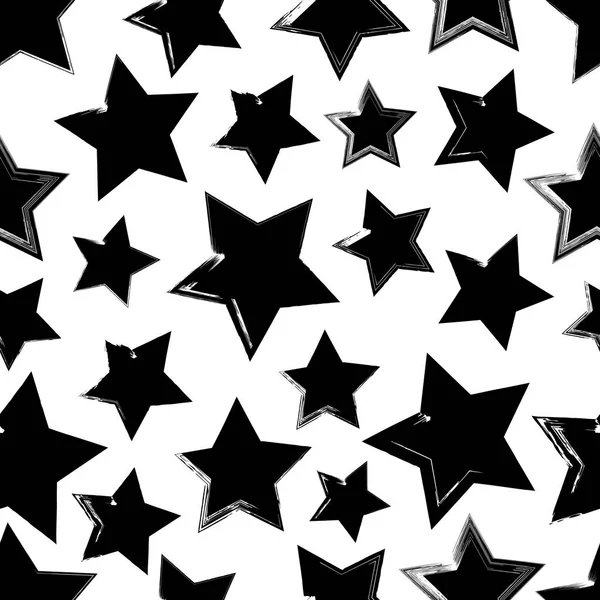 Estrellas patrón fondo — Vector de stock