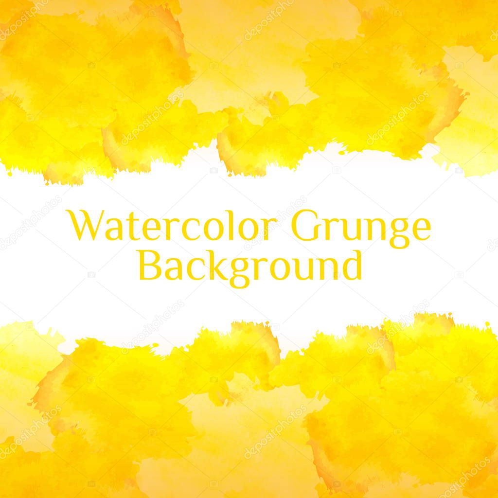 watercolor background yellow
