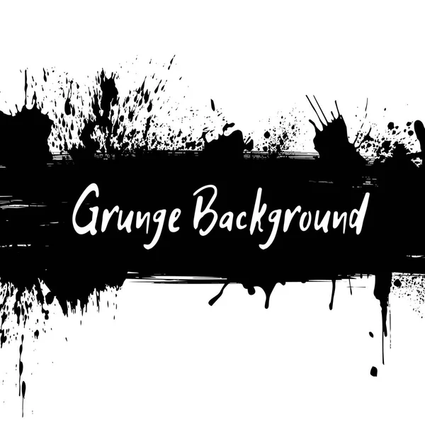 Grunge inkoust pozadí s rukou nakreslené skvrny a splash pro desig — Stockový vektor