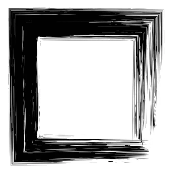Ladel, logo a forma quadrata disegno pennellata — Vettoriale Stock