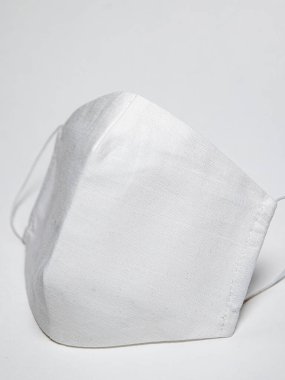 Virüs için yeniden kullanılabilir doku maskesi.