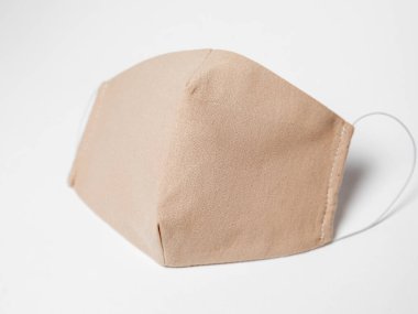 Virüs için yeniden kullanılabilir doku maskesi.