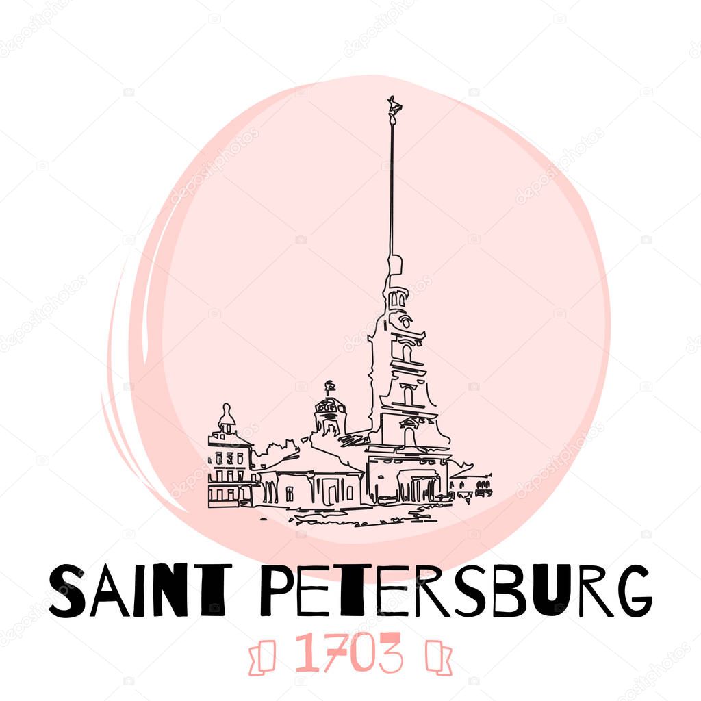 Vector illustration. Template for travel design.