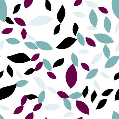 Seamles yaprak desen. Renkli arka plan, baskı, ambalaj kağıdı tasarım.