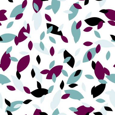 Seamles yaprak desen. Renkli arka plan, baskı, ambalaj kağıdı tasarım.