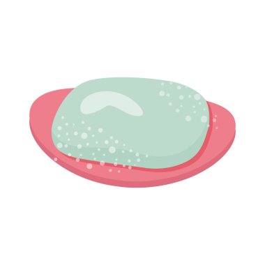 Sabun karikatürü çizimi. Kabarcık vektörlü Doodle biçimi.