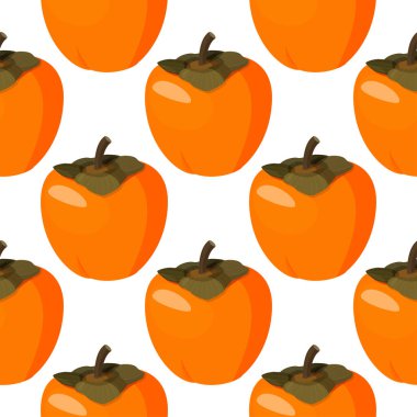 Renkli taze hurma pürüzsüz deseni. Tatlı meyveli yaz arkaplanı.