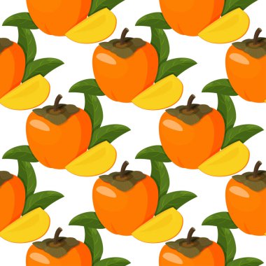 Tatlı meyveli yaz arkaplanı. Renkli taze hurma deseni..