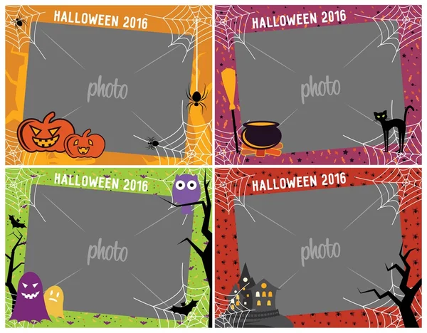 Çerçeve Halloween fotoğraflar için