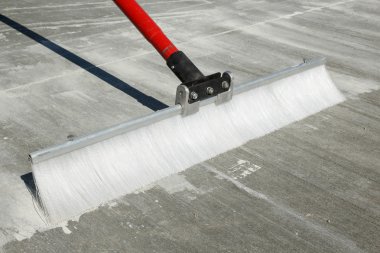 Beton kaplama süpürge