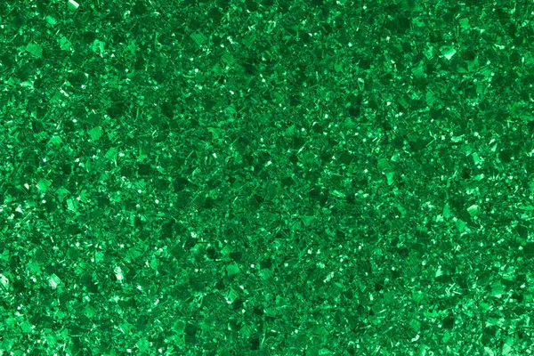 Csillogó zöld háttér karácsonyra — Stock Fotó