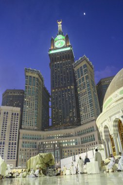 Mecca skyline Abraj Al Bait  clipart