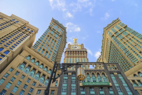 Mecca Skyline with Abraj Al Bait — Stock Photo, Image