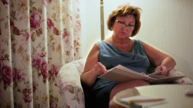 A Mature Woman In The Armchair A Mature Woman In The Armchair