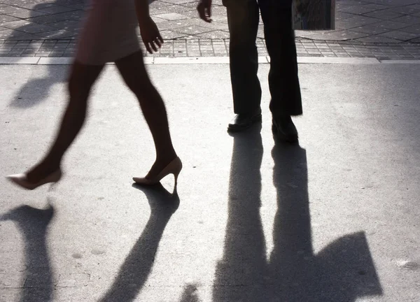 Sombras y siluetas de la ciudad —  Fotos de Stock