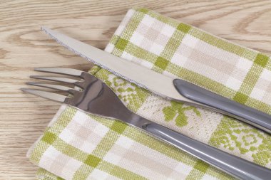 Çatal, bıçak ve peçete