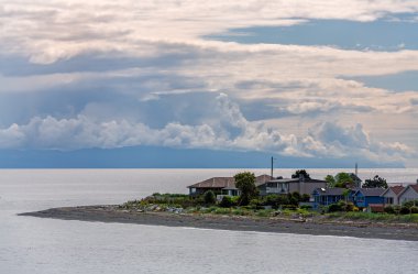 The coastline at Comox clipart