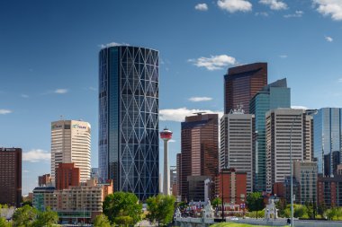 Şehir Calgary bölümünün görünümünü 