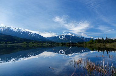 Blackcomb ve Whistler dağ 