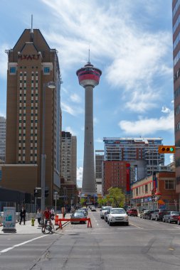 Şehir Calgary bölümünün görünümünü 