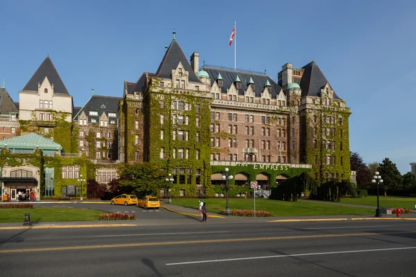 Berühmtes hotel in victoria — Stockfoto