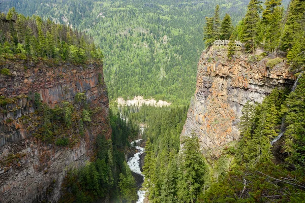 Canyon near Spahats Falls — Stock Photo, Image