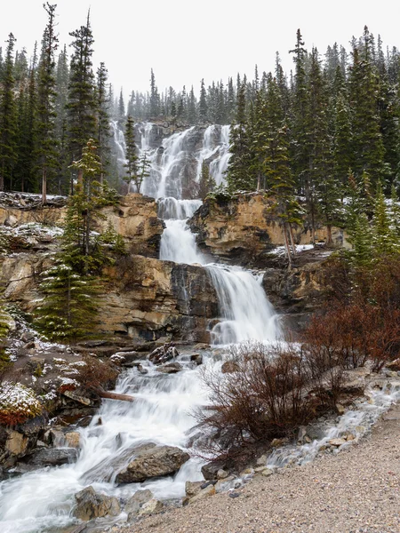 Cataratas de Athabasca Canadian rockies — Fotografia de Stock