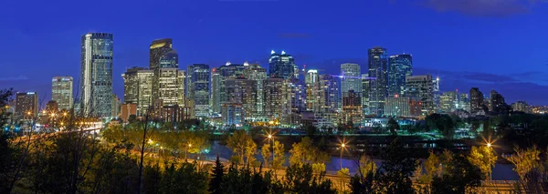 Blick auf einen Teil der Stadt Calgary — Stockfoto