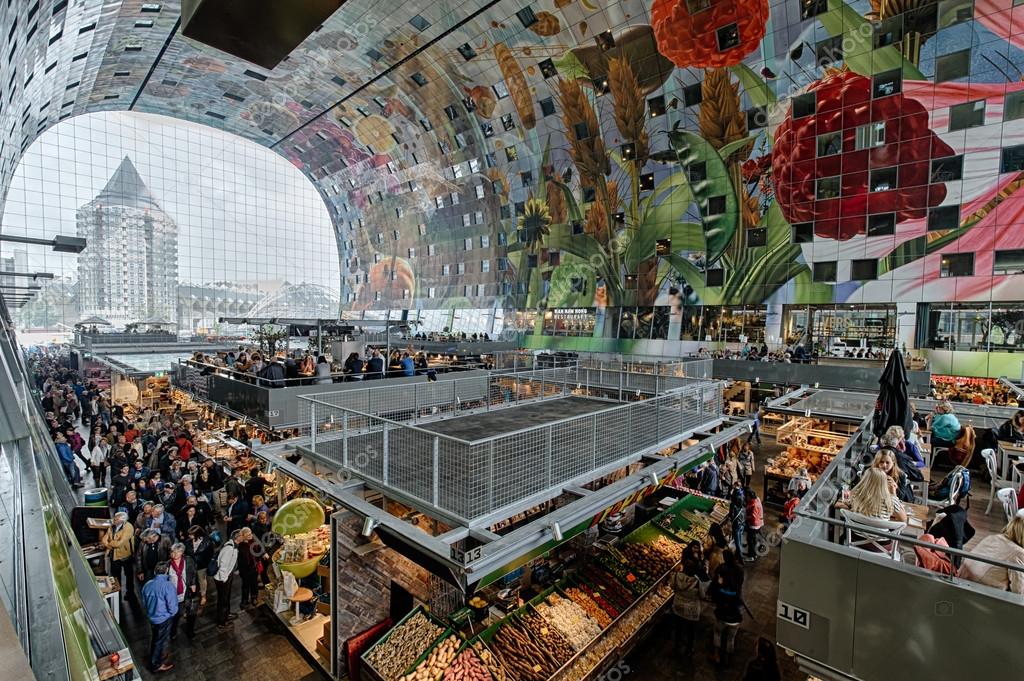 Il nuovo Market Hall di Rotterdam — Foto Editoriale Stock