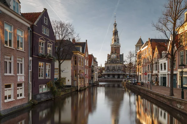 Stad centrum van Alkmaar Nederland — Stockfoto