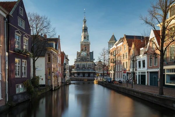 Stad centrum van Alkmaar Nederland — Stockfoto