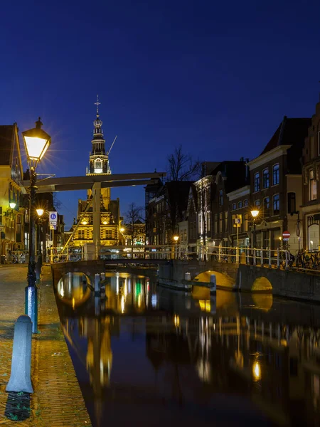 Centro da cidade de Alkmaar Holanda — Fotografia de Stock