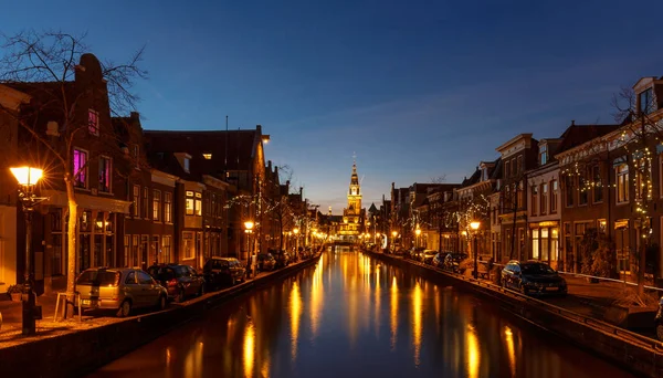 Stad centrum van Alkmaar Nederland — Stockfoto