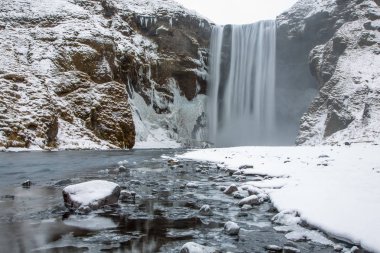 skogafoss şelale, İzlanda