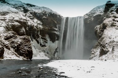 skogafoss şelale, İzlanda