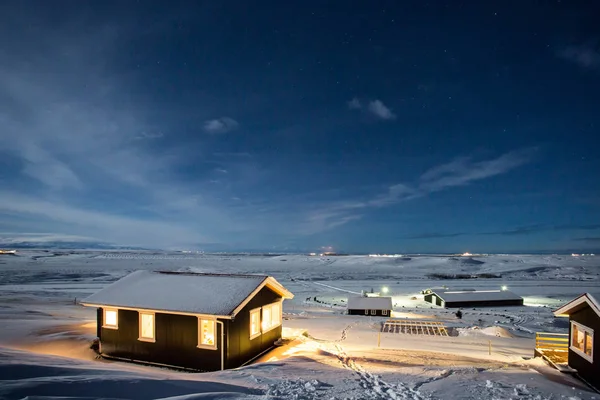 Arktische Winterlandschaft — Stockfoto