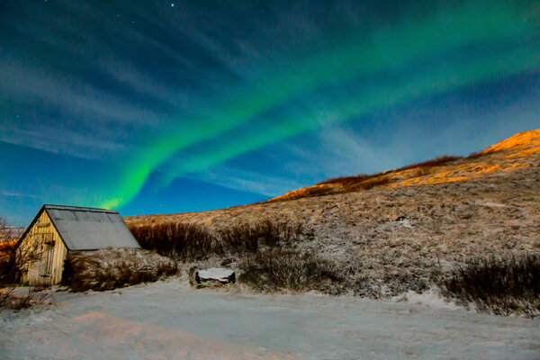 aurora borealis or the northern lights 