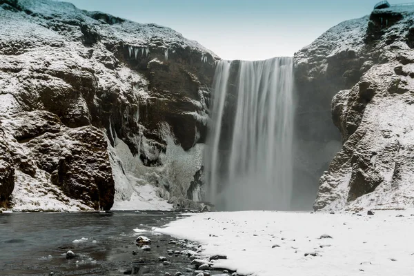 Cachoeira Skogafoss, Islândia — Fotografia de Stock