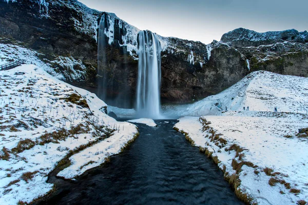 Skogafoss καταρράκτη, Ισλανδία — Φωτογραφία Αρχείου