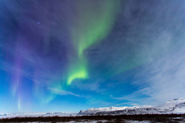 aurora borealis or the northern lights 